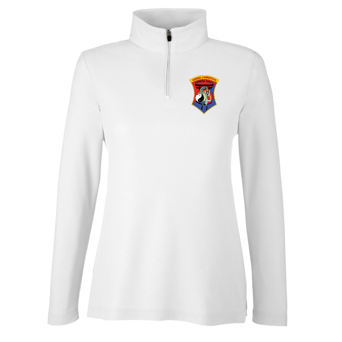 IKCA Logo FRONT ONLY Core 365 Womens Fusion Quarter Zip