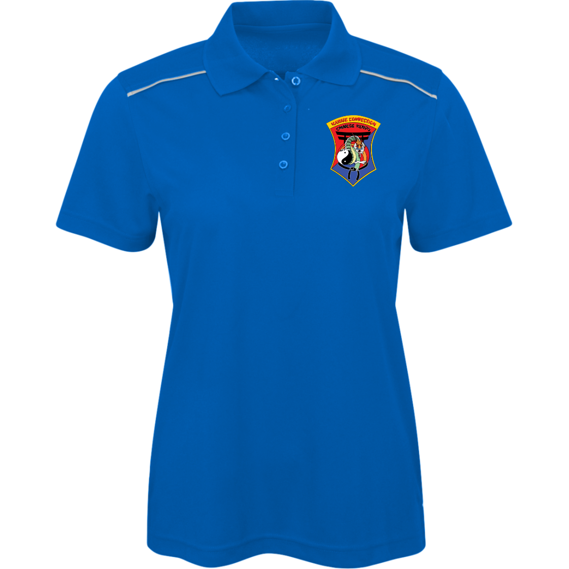 IKCA Logo FRONT ONLY Core 365 Womens Radiant Pique Polo