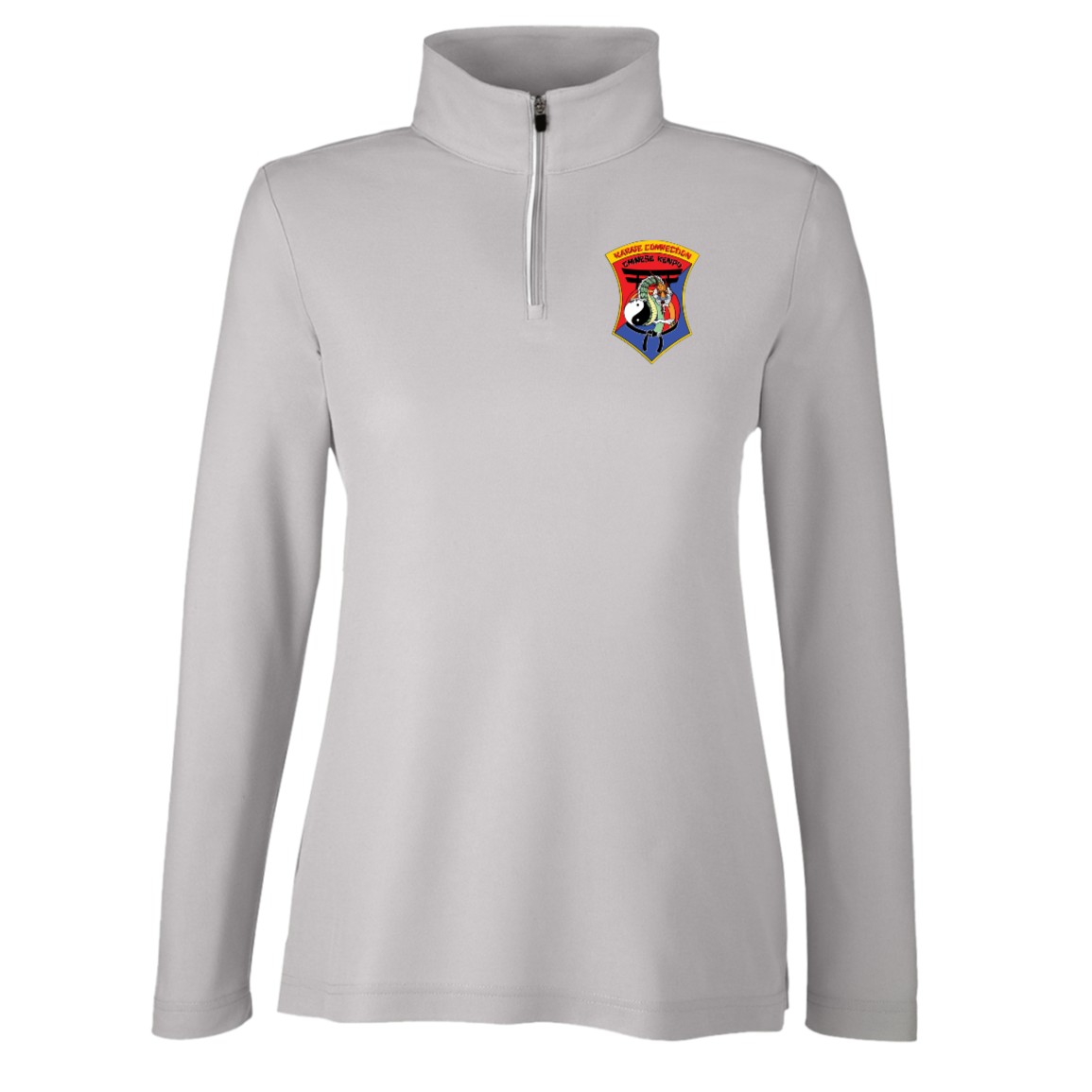 IKCA Logo FRONT ONLY Core 365 Womens Fusion Quarter Zip