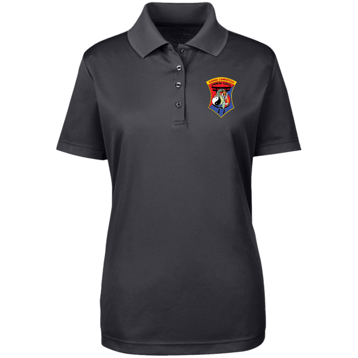 IKCA Logo FRONT ONLY Core 365 Womens Origin Pique Polo