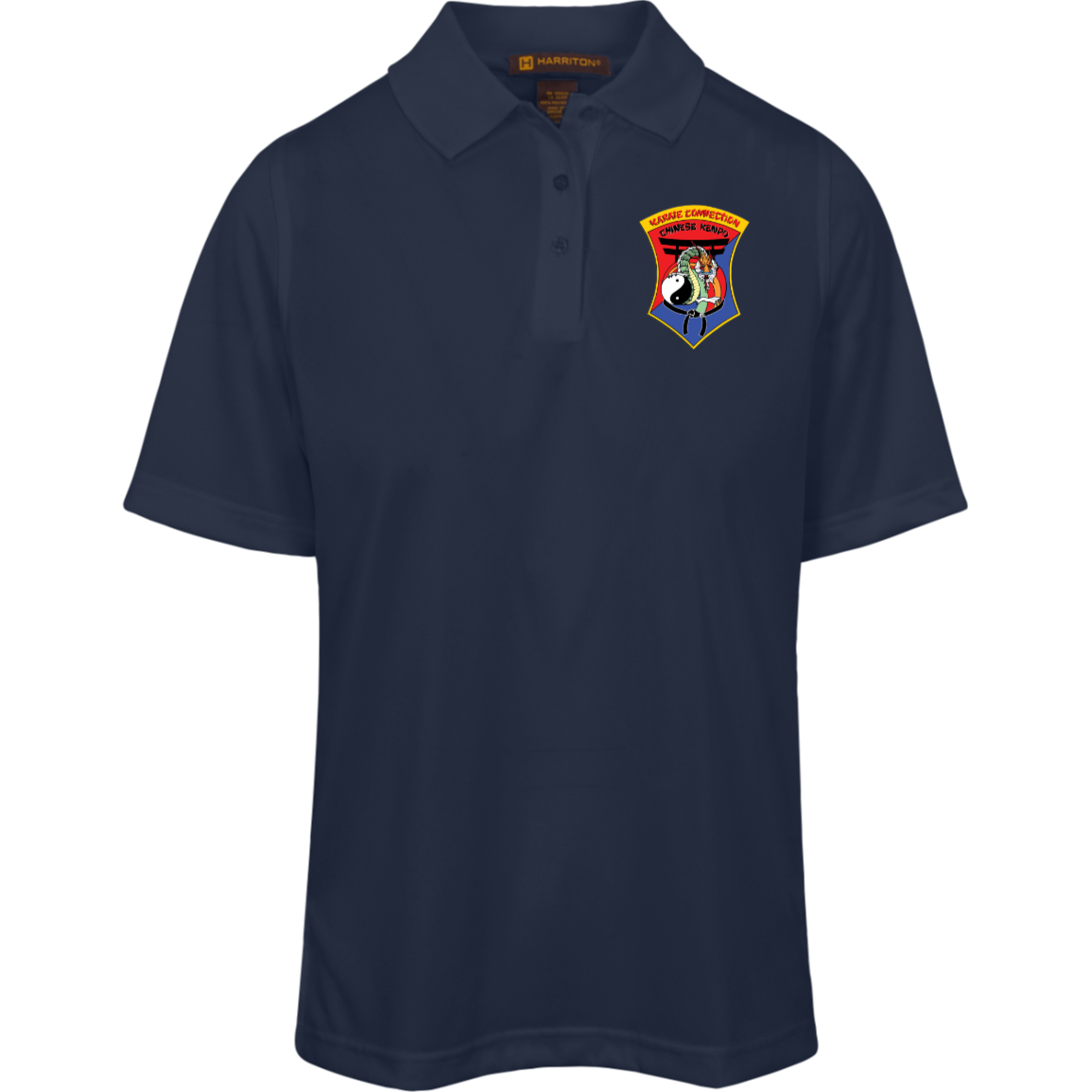 IKCA Logo FRONT ONLY Harriton Womens Advantage Plus Polo