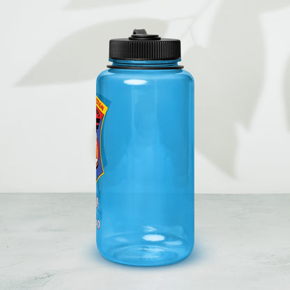 IKCA Logo & branding on 32oz Wide mouth plastic water bottle