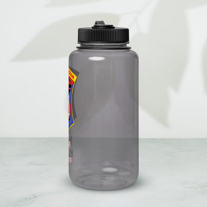 IKCA Logo & branding on 32oz Wide mouth plastic water bottle