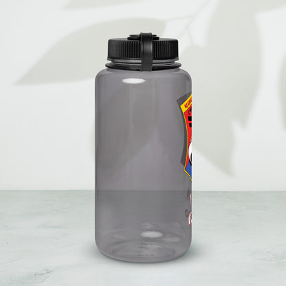 IKCA Logo & branding on 32oz Wide mouth plastic water bottle