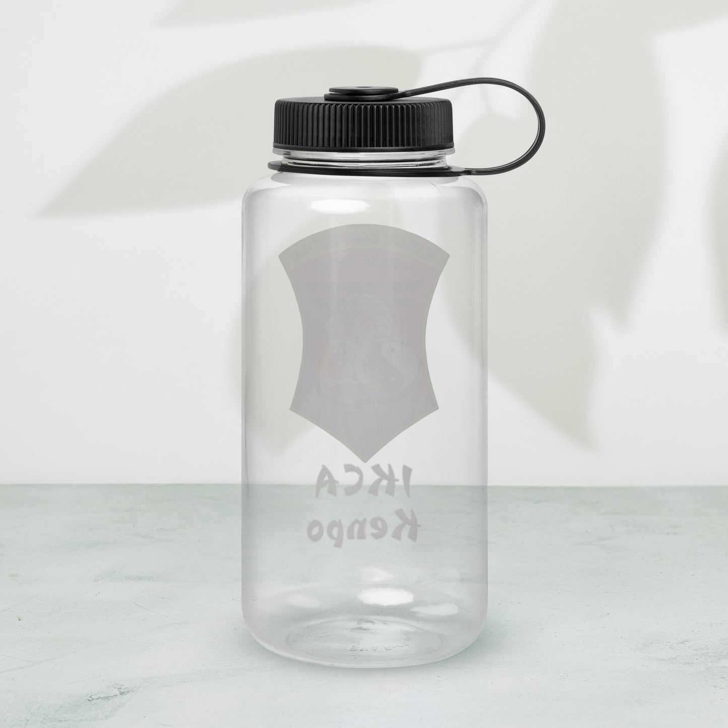 IKCA Logo & branding on 32oz Wide mouth plastic water bottle