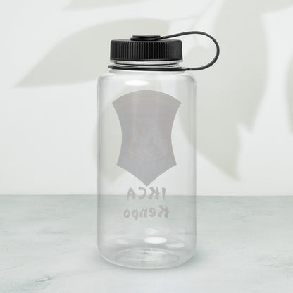 IKCA Logo & branding on 32oz Wide mouth plastic water bottle