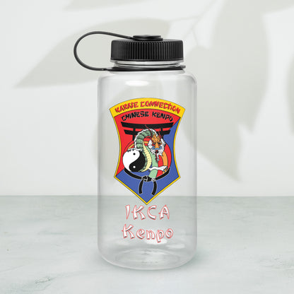 IKCA Logo & branding on 32oz Wide mouth plastic water bottle