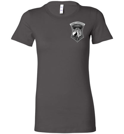 IKCA Grayscale Logo Front & Back Bella Ladies TShirt