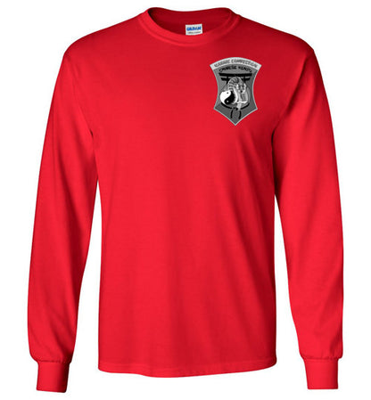 IKCA Grayscale Logo Front & Back Gildan Long Sleeve TShirt