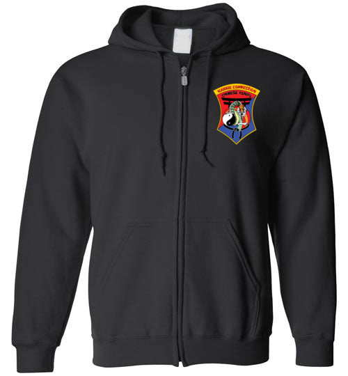 IKCA Crest Front & Back Gildan Zip Hoodie