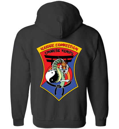 IKCA Crest Front & Back Gildan Zip Hoodie