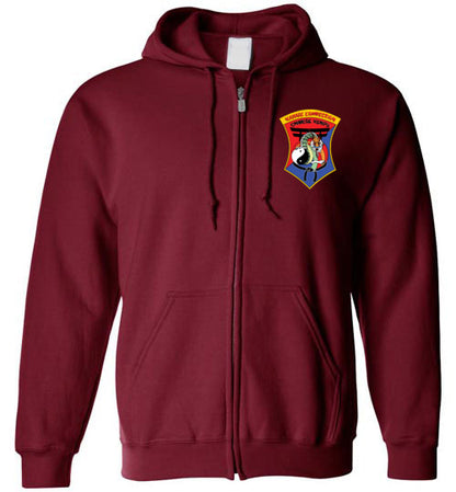 IKCA Crest Front & Back Gildan Zip Hoodie