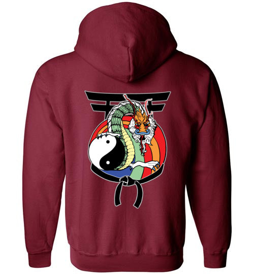 IKCA Crest & Dragon Gildan Zip Hoodie
