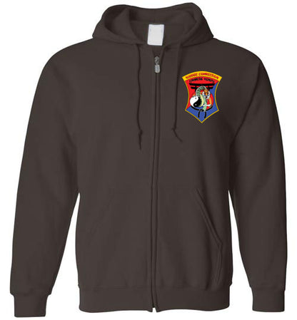 IKCA Crest Front & Back Gildan Zip Hoodie