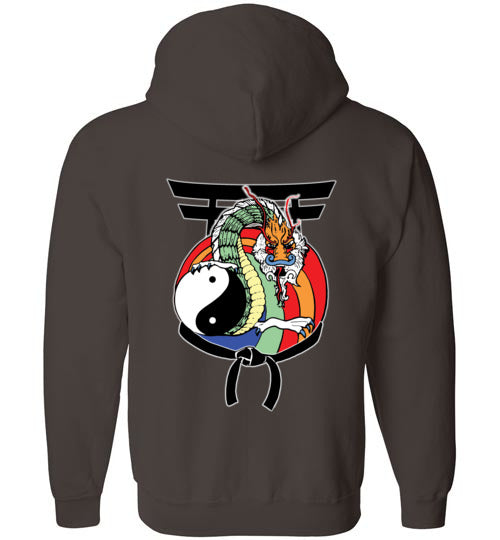 IKCA Crest & Dragon Gildan Zip Hoodie