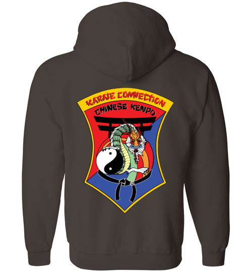 IKCA Crest Front & Back Gildan Zip Hoodie