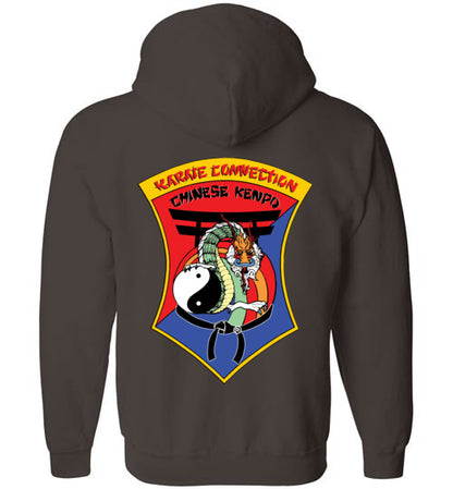 IKCA Crest Front & Back Gildan Zip Hoodie