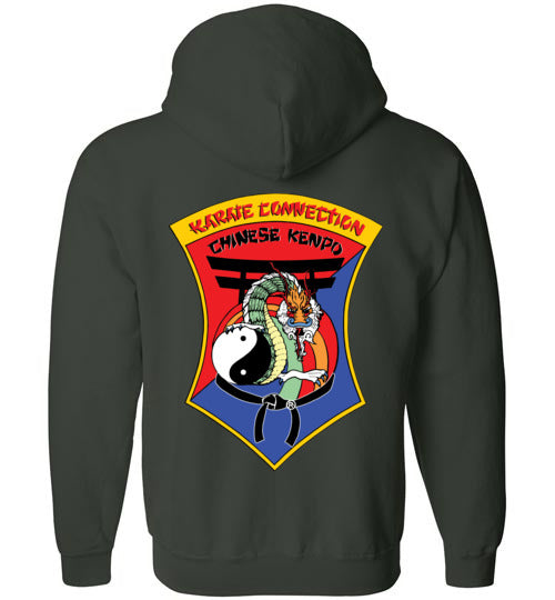 IKCA Crest Front & Back Gildan Zip Hoodie