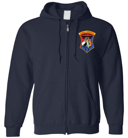 IKCA Crest Front & Back Gildan Zip Hoodie