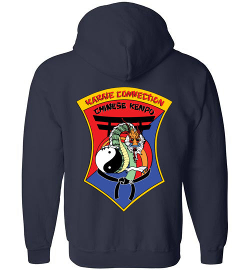 IKCA Crest Front & Back Gildan Zip Hoodie