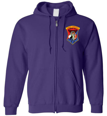 IKCA Crest Front & Back Gildan Zip Hoodie