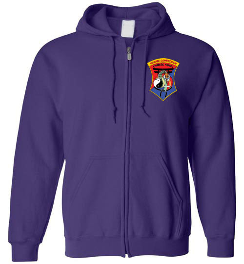 IKCA logo FRONT ONLY Zip Hoodie