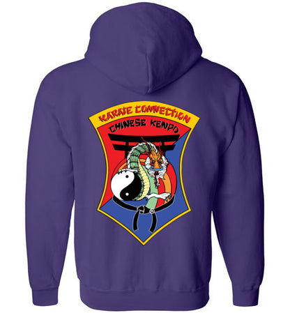 IKCA Crest Front & Back Gildan Zip Hoodie