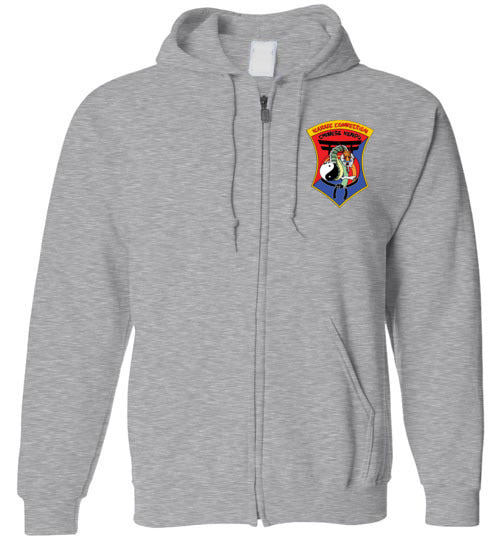IKCA Crest Front & Back Gildan Zip Hoodie