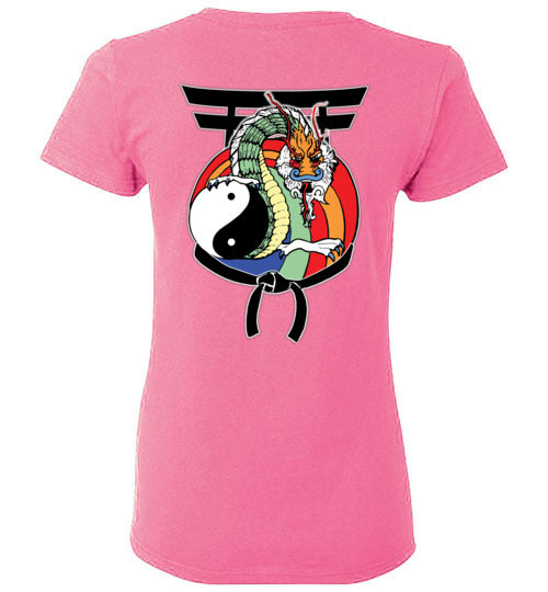 IKCA Crest & Dragon Gildan Ladies Short-Sleeve