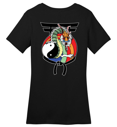 IKCA Crest & Dragon Ladies Perfect Weight Tee