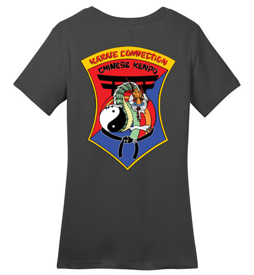 IKCA Crest Front & Back District Ladies Perfect Weight Tee