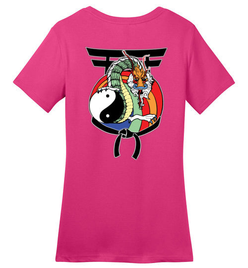 IKCA Crest & Dragon Ladies Perfect Weight Tee