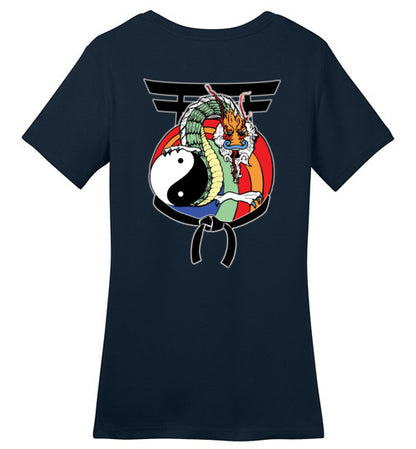 IKCA Crest & Dragon Ladies Perfect Weight Tee