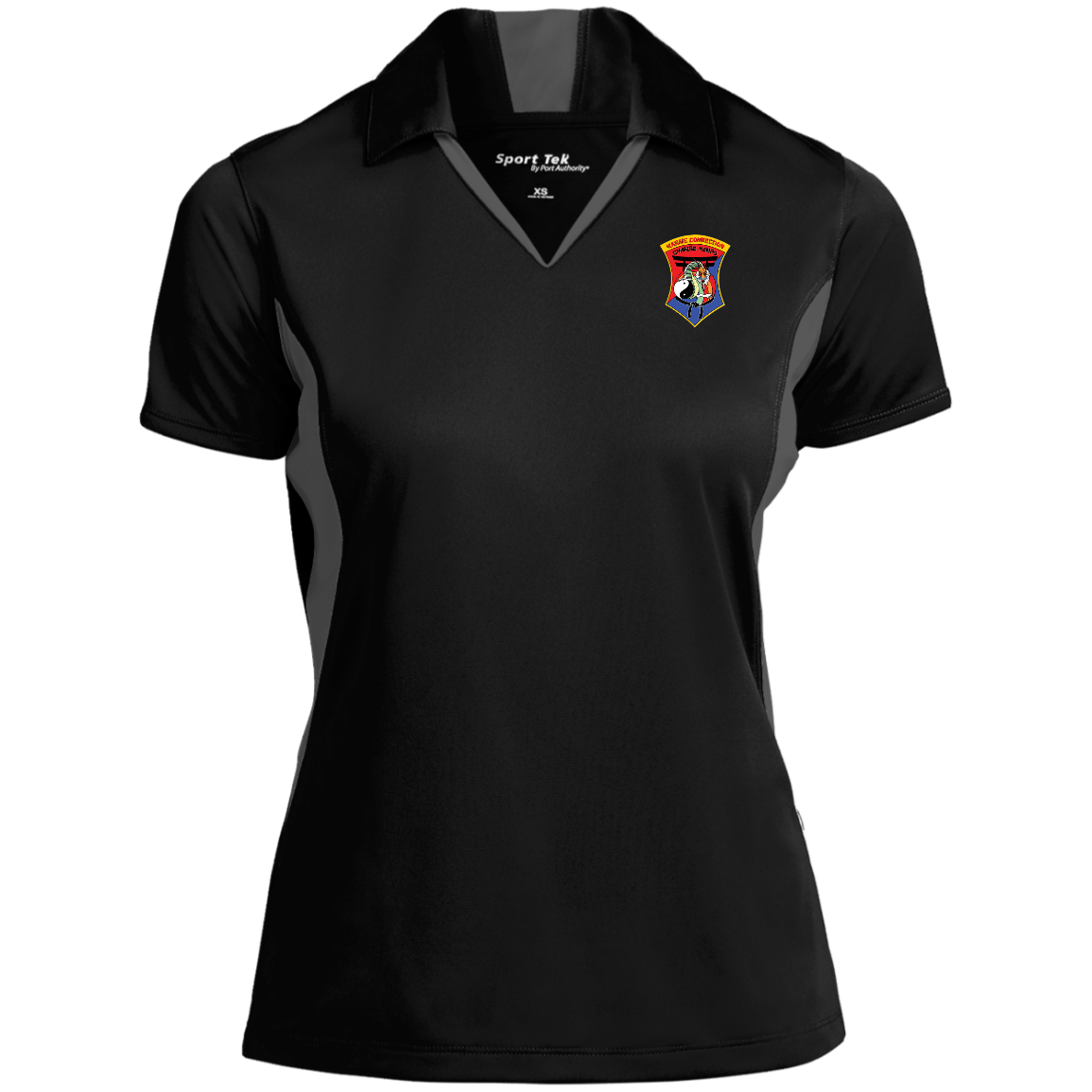 IKCA Logo FRONT ONLY Ladies' Colorblock Performance Polo