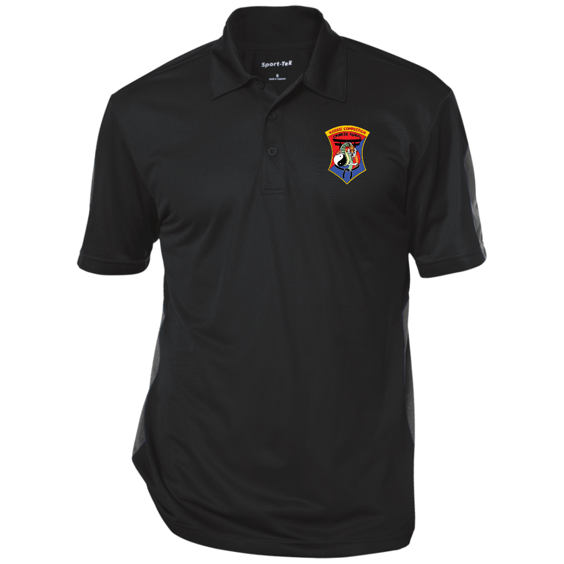 IKCA FRONT ONLY Logo Performance Textured Three-Button Polo