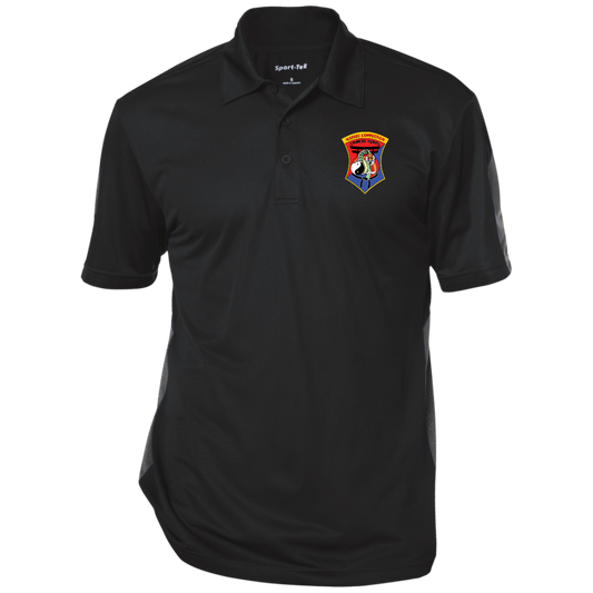 IKCA FRONT ONLY Logo Performance Textured Three-Button Polo