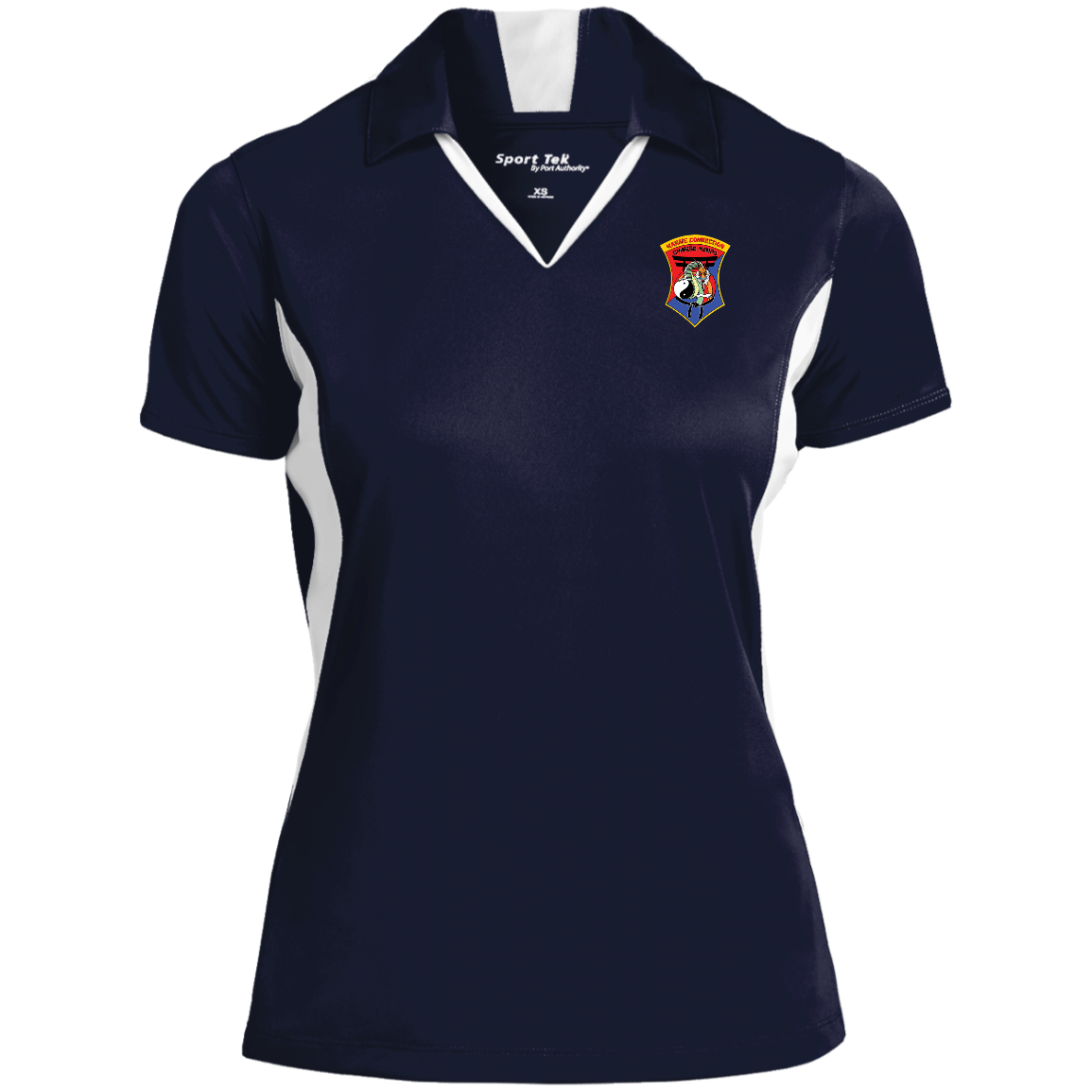 IKCA Logo FRONT ONLY Ladies' Colorblock Performance Polo